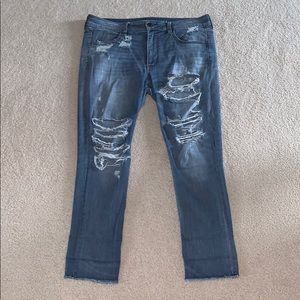 American Eagle Ripped Jegging Crop